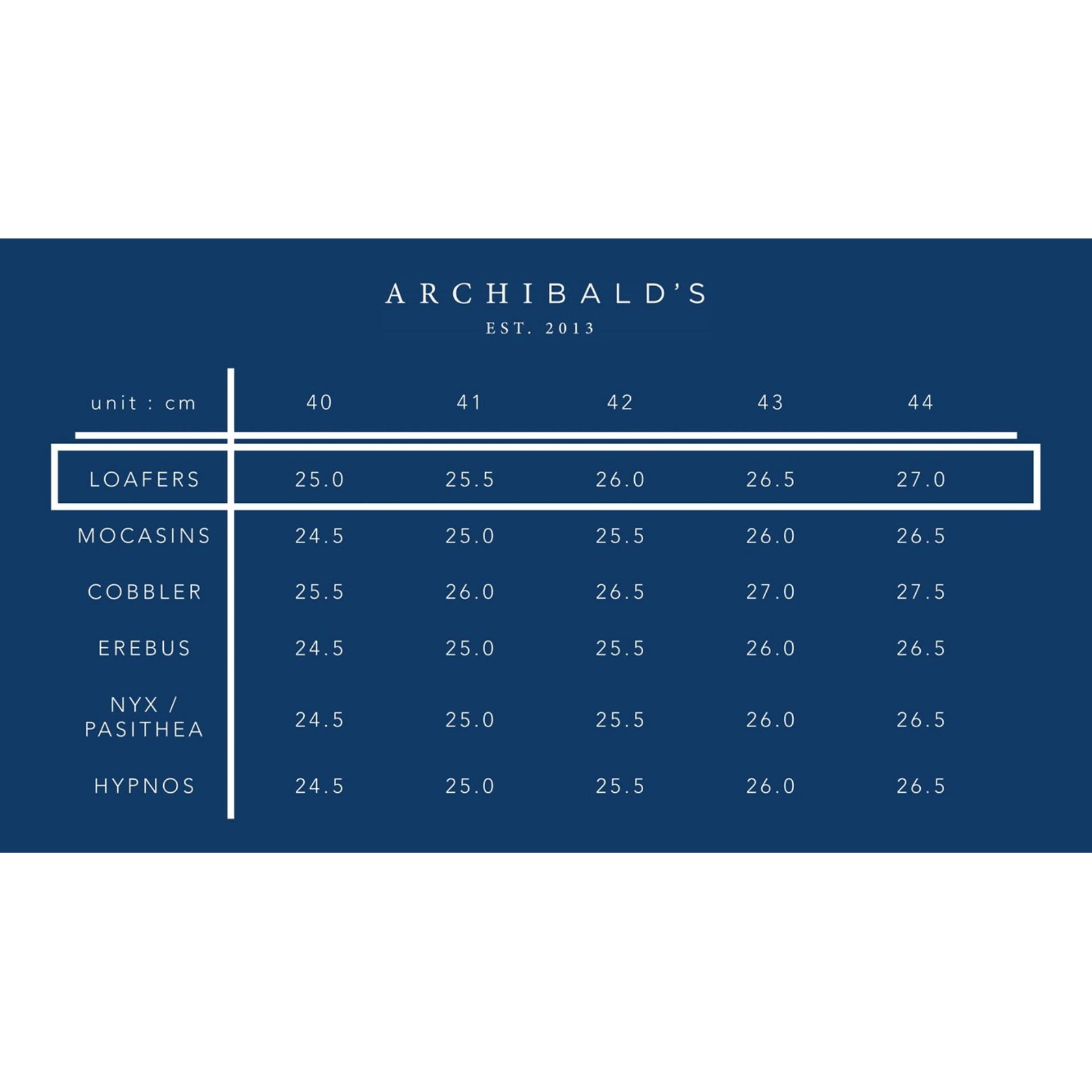 รองเท้า Archibald's รุ่น Yale Blue Loafers Archibalds รองเท้าโลฟเฟ