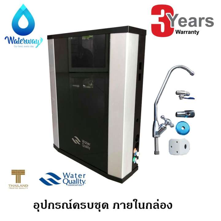 Colandas เครื่องกรองน้ำดื่ม 5 ขั้นตอน ระบบ UF ความละเอียด 0.01 ไมครอน รูปทรงสวยงาม คุณภาพดี ติดตั้งง่าย อุปกรณ์ครบชุด รับประกัน 3 ปี