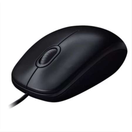 Logitech เมาส์ USB Mouse รุ่น M100r (Black) 2ชิ้น （ซื้อ1แถม1）