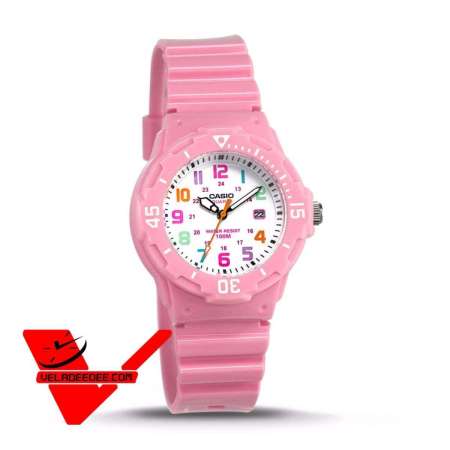 Casio นาฬิกาข้อมือผู้หญิง สายเรซิ่น กันน้ำ 100 เมตร รุ่น LRW-200H-4B2VDF Casio นาฬิกาข้อมือผู้หญิง สายเรซิ่น กันน้ำ 100 เมตร รุ่น LRW-200H-4B2VDF