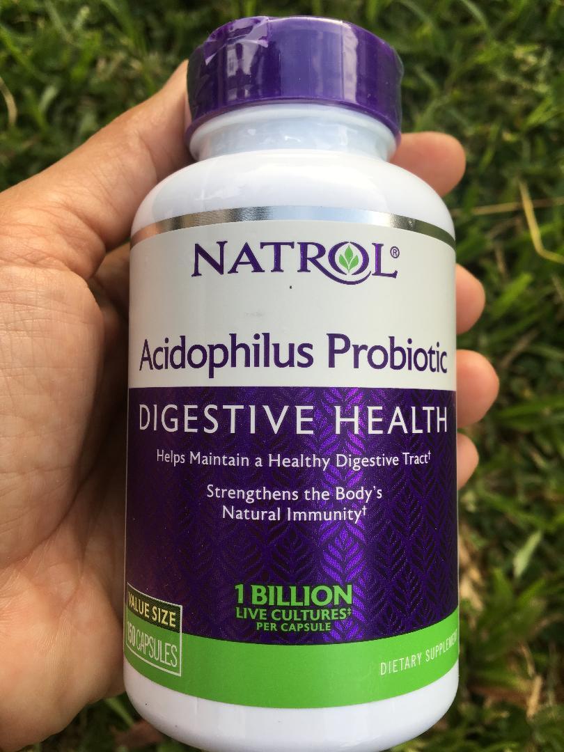 โปรไบโอติก Acidophilus Probiotic จุลินทรีย์แลคโตบาซิลัส 1,000ล้านตัว 150 แคปซูล (Natrol) เพื่อสุขภาพลำไส้ ระบบย่อยอาหาร เพิ่มภูมิคุ้มกัน