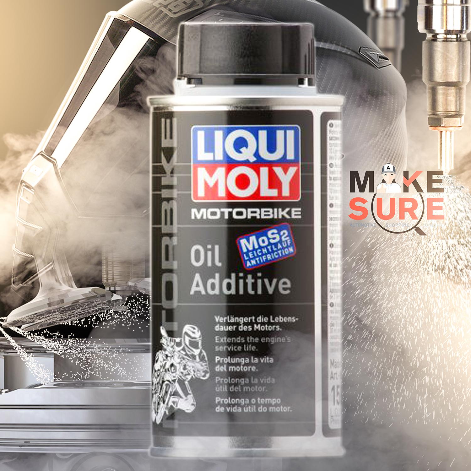 รีวิว Liqui Moly สารเคลือบเครื่องยนต์มอไซค์ MoS2 Oil Additive มอไซค์