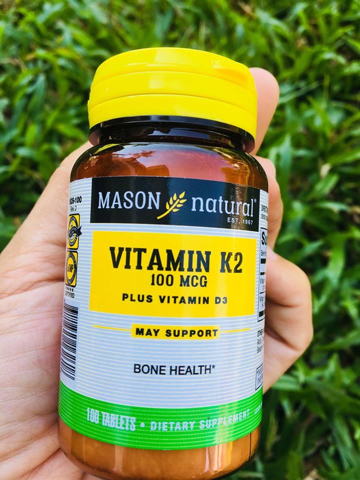 รีวิว Vitamin K2 วิตามินเคสอง (MK4 Menaquinone) Plus D3 /1000 IU 100
