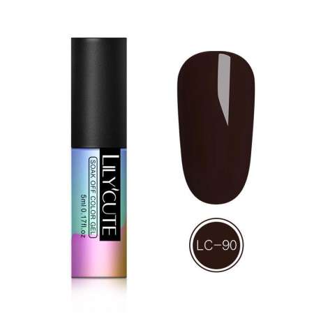 LC-90 สีเจล 5ml Lilycute สีทาเล็บเจล ยาทาเล็บเจล