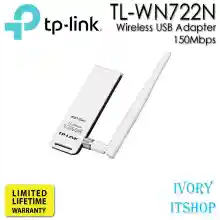 ภาพขนาดย่อของภาพหน้าปกสินค้าTP-LINK TL-WN722N Wireless USB Adapter 150Mbps รุ่น WN722N/ivoryitshop จากร้าน Ivoryitshop บน Lazada ภาพที่ 1