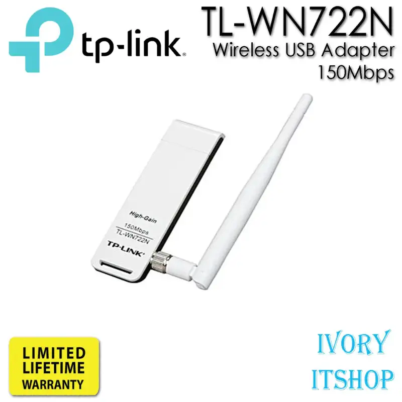 ภาพสินค้าTP-LINK TL-WN722N Wireless USB Adapter 150Mbps รุ่น WN722N/ivoryitshop จากร้าน Ivoryitshop บน Lazada ภาพที่ 1