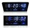 นาฬิกาดิจิตอลLED Number Clock แขวนผนัง ตัวเลขสีฟ้า : image นาฬิกาดิจิตอลLED Number Clock แขวนผนัง ตัวเลขสีฟ้า