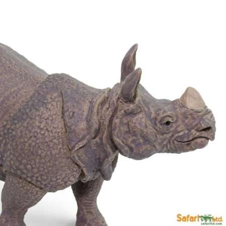 Safari Ltd. : SFR297329 โมเดลสัตว์ Indian Rhino