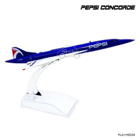 Naynaeshop โมเดลเครื่องบิน PEPSI CONCORDE (16 cm)