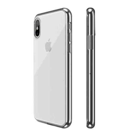 JTLEGEND Casing for iPhone XS Max Crystal Feather TPU 