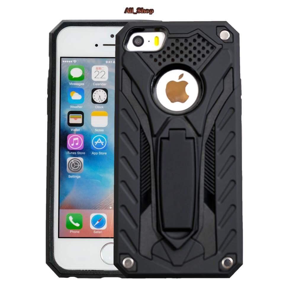 เคสไอโฟน 5 5S Case iPhone 5 5S Case iPhone SE (  สีดำ สินค้ายอดนิยม  ) Case Cover for Apple iPhone 5 5S / SE