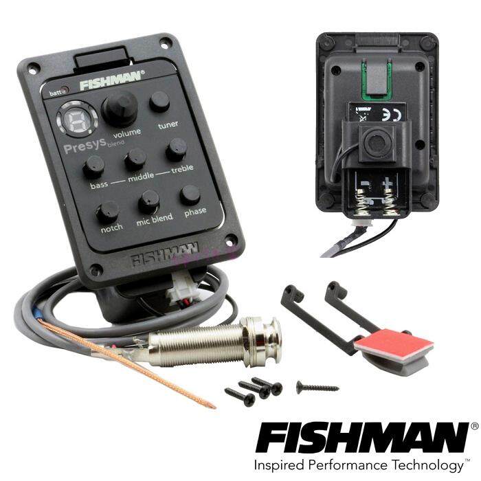 Fishman Presys Blend Onboard Preamp System / Acoustic Guitar Pickup System ( OEM-PSY-301) | Lazada.co.th