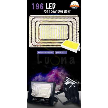 Luna LED Solar Spot Light 2018 โคมไฟแอลอีดีสปอตไลท์โซล่าเซลล์ 25W