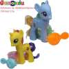 RWR TOY โมเดล ม้า ม้าโพนี่ ขนยาว2ตัว คละสี มี3ชุดให้เลือก BKL009