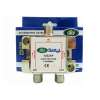 อุปกรณ์แยกสัญญาณ ดาวเทียม 1 x 2 Splitter รุ่น DBY 4202AP  Satellite Splitter dBy All Port Power Pass 2way