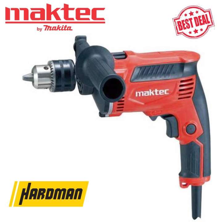 MAKTEC Impact drill สว่านกระแทกไฟฟ้า 13 มม. รุ่น MT817 กระแทก ซ้าย-ขวา อุปกรณ์ครบ ประกันศูนย์