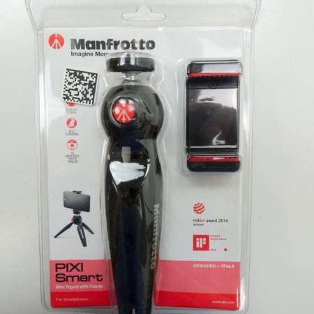 Manfrotto : PIXI Smart Mini Tripod (ตัวจับสมาร์ทโฟน ที่มาพร้อมกับขาตั้งขนาดเล็ก)