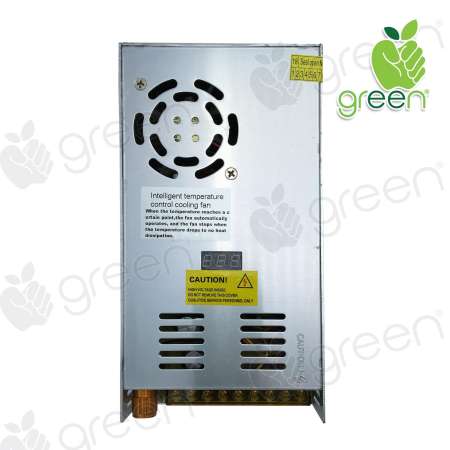 Applegreen Switching power supply 220VAC to 0-48VDC 10A LCD 1 Show Voltage สวิทชิ่ง แปลงจากไฟบ้านเป็นไฟแบต 0-48VDC 10A