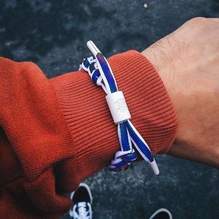 Rastaclat - CLASSIC : AURORA สร้อยข้อมือสิงโต กำไลข้อมือ ราสตาแคลท สร้อยข้อมือเชือกรองเท้า คุณภาพสูง