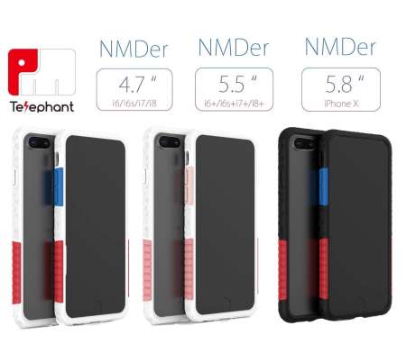 Telephant NMDer Bumper Case Iphone Xr / Xs Max / Xs / X / i8+,i7+,i6+ / i8,i7/i6 สุดยอดเคสบั๊มเปอร์ สวยมาก กันกระแทก มีกระจกด้านหลังให้ เคส ช้าง