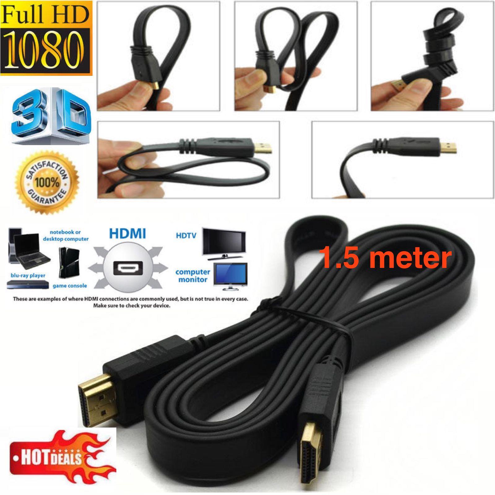 HDMI 1.4 High Speed Cable For 3D TV With Ethernet & ARC 1m