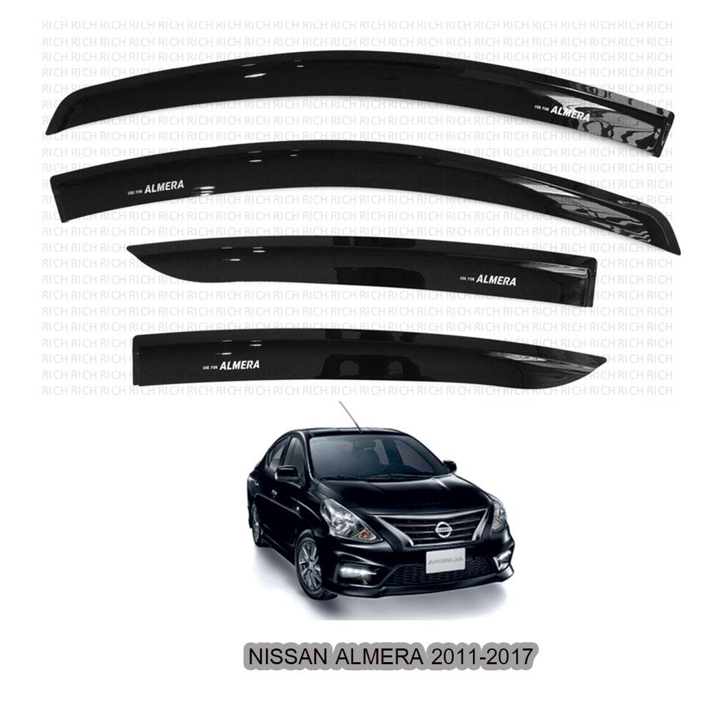 Nissan คิ้วกันสาดประตูNissan Almera 2011-2017 RICH 4 ชิ้น