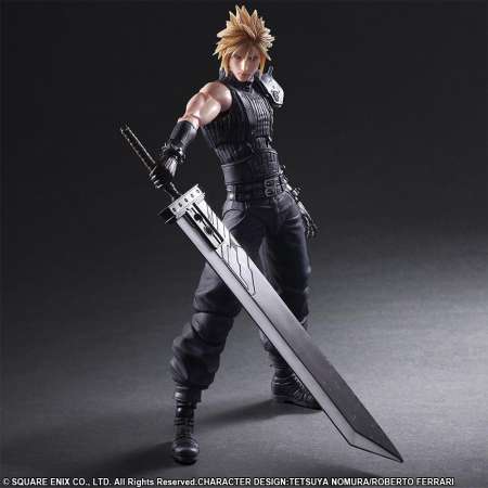 Figure Action Final Fantasy VII Cloud Strife ไฟนอลแฟนตาซี คลาวด์ สไตรฟ์ แอ็คชั่น ฟิกเกอร์ Anime อนิเมะ การ์ตูน มังงะ จากการ์ตูนดังญี่ปุ่น Figma ฟิกม่า สามารถขยับได้ Doll ตุ๊กตา manga Model โมเดล