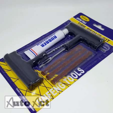 ชุดปะยางรถยนต์ ชุดปะยางฉุกเฉิน ชุดแทงยางขนาดพกพา (Tire Repair Kit)