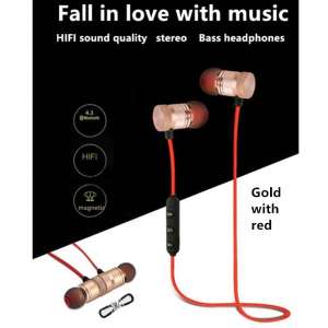 Wireless M9 Magnetic Bluetooth Headset In-Ear Noise Reduction Earphone - intl