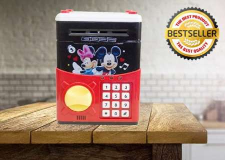Bank Micky กระปุกออมสินตู้เซฟ (ATM) มิกกี้เม้าส์ Cartoon Plggy 