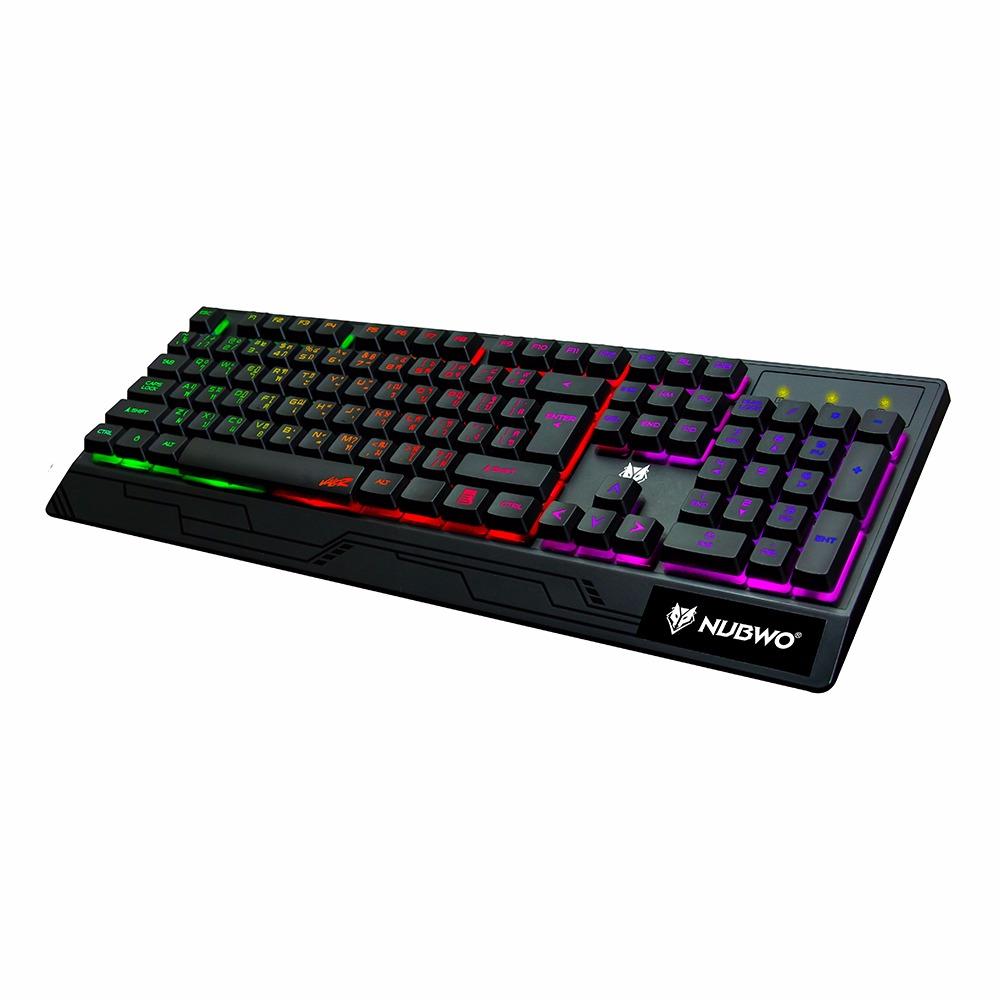 NUBWO คีย์บอร์ดเกมมิ่ง มีไฟ Mutant Gaming keyboard รุ่น NK-19
