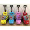 Smile Kids รถเด็ก รถขาไถหน้ารถสปอร์ตสุดเท่ รุ่นนี้มีด้ามเข็น มีเสียงดนตรี 2in1