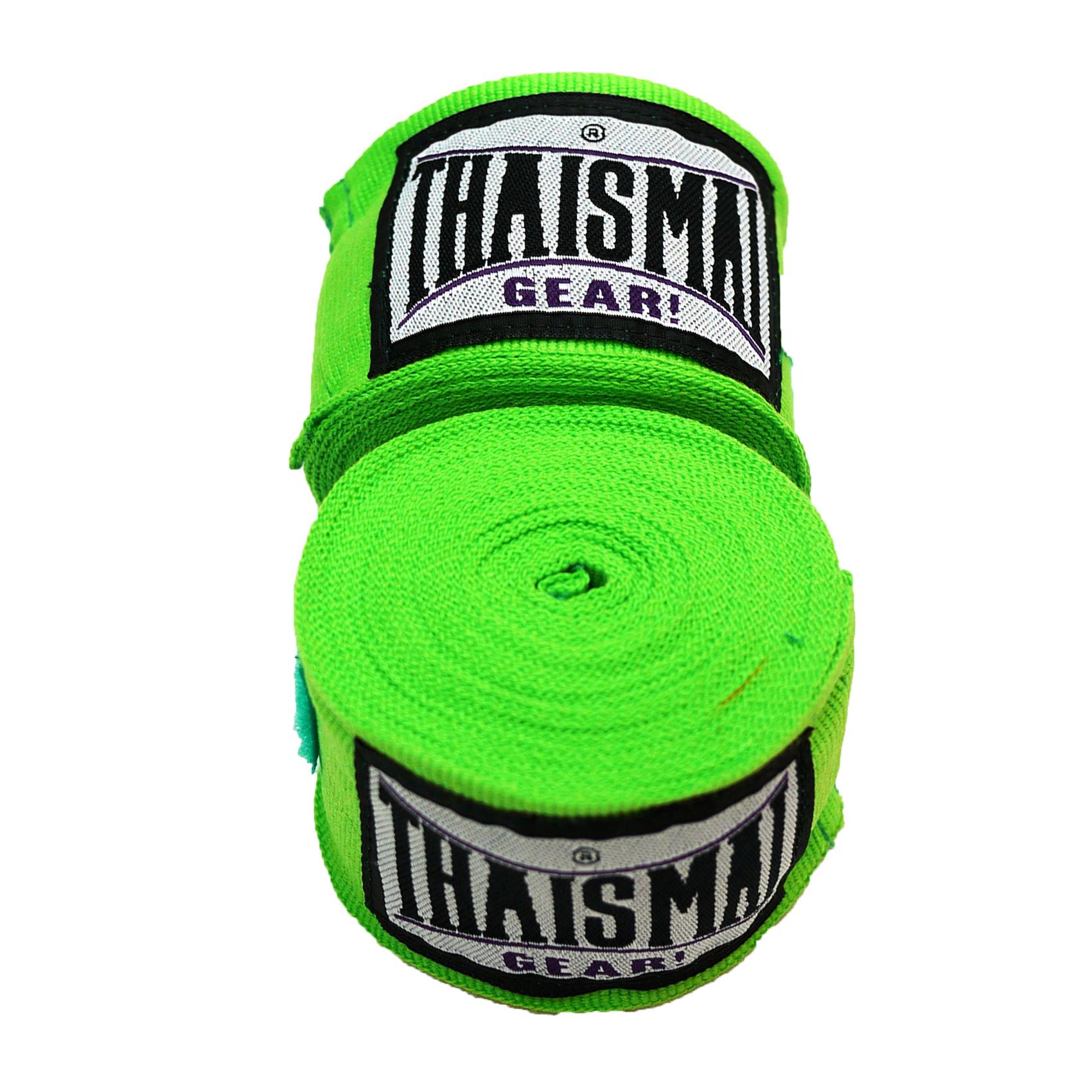 THAISMAI HW7003 ผ้าพันมือซ้อมมวย สีเขียวอ่อน Hand Wraps 4.5 M.Long Light Green