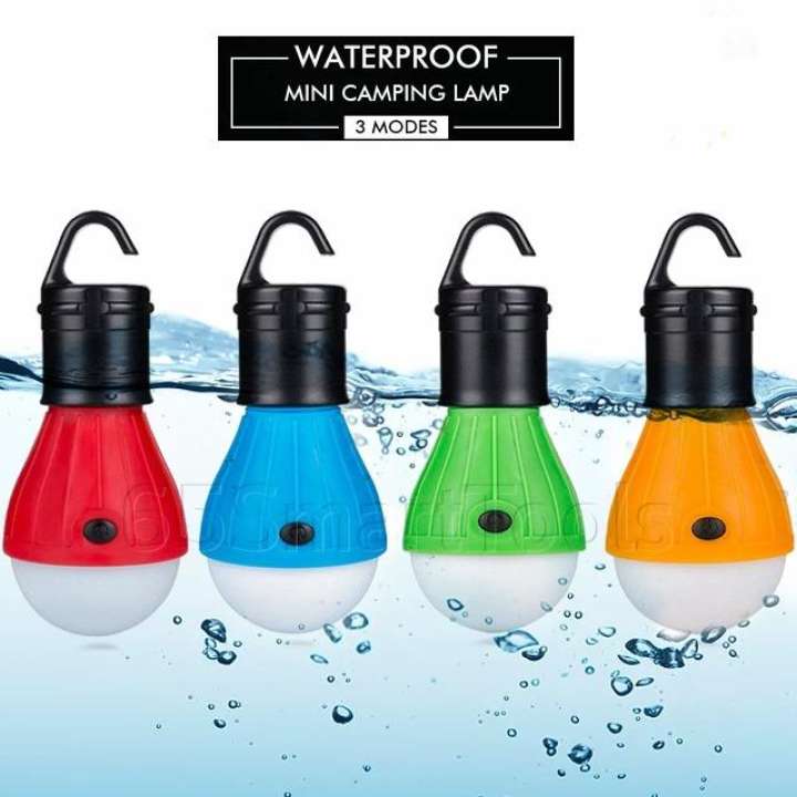 LED Tent Lamp มินิโคมไฟ LED รัศมีแสง 5M ใช้งานได้ 3โหมด สำหรับเข้าป่า กางเต็นท์
ตั้งแคมป์ (2 หลอด) - สีแดง