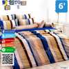 TOTO ผ้าปูที่นอน ขนาด 6ฟุต พร้อมปลอกหมอน (ไม่รวมผ้านวม)  พิเศษ! เก็บเงินปลายทางได้   เตียงคู่ ลายกราฟฟิค GRAPHIC ลายใหม่ ขายดี รหัส TT491