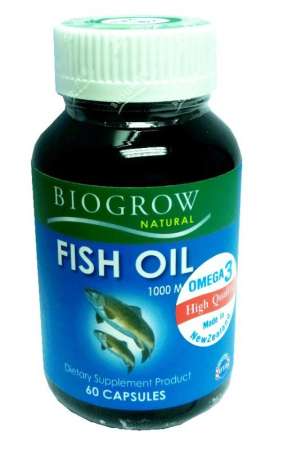 ชี้นำไอเท็มใหม่ Biogrow Fish Oil น้ำมันปลา 60 แคปซูล เช็คราคานาทีนี้