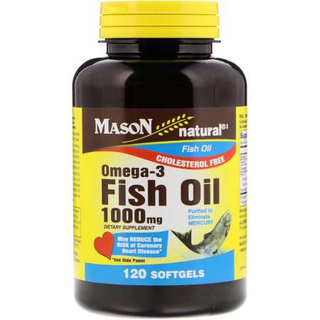 กำลังมาแรง Mason natural omega-3 fish oil 1,000 mg 120 softgel รีวิวของใหม่