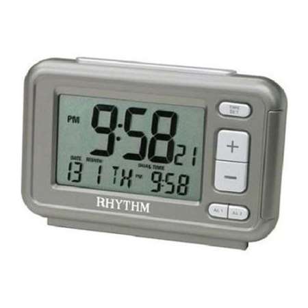 RHYTHM นาฬิกาดิจิตอล รุ่น LCT066NR08 (สีเทา) RHYTHM นาฬิกาดิจิตอล รุ่น LCT066NR08 (สีเทา)