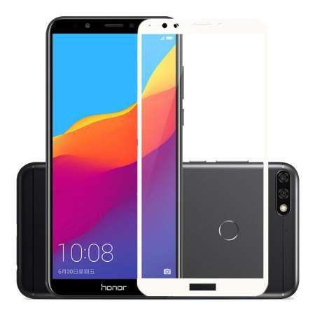 กระจกนิรภัย กันรอย กาวเต็ม เต็มจอ เก็บขอบ 5D Huawei Y9 2018 สีขาว กระจกนิรภัย กันรอย กาวเต็ม เต็มจอ เก็บขอบ 5D Huawei Y9 2018 สีขาว