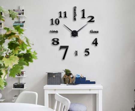 KUMALL นาฬิกาติดผนังสไตล์โมเดิร์นแบบเรียบง่าย