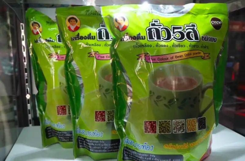 ภาพสินค้าแม่อุษา เครื่องดื่ม ถั่ว 5 สี Five colour of Bean drink powder จากร้าน OTOP Sesame drink บน Lazada ภาพที่ 1