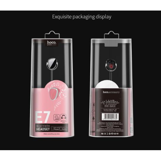 ลดล้างสต๊อกส่งท้ายปี หูฟัง Hoco HOCO E7 หูฟังบลูทูธ ไร้สาย Premium Earphone Bluetooth V4.1-black ลดราคาและมีของแถม ลดล้างสต๊อกส่งท้ายปี หูฟัง Hoco HOCO E7 หูฟังบลูทูธ ไร้สาย Premium Earphone Bluetooth V4.1-black ลดราคาและมีของแถม