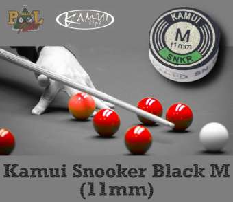 หัวคิวสนุกเกอร์ ขนาด 11 มิล Kamui Snooker Black / M