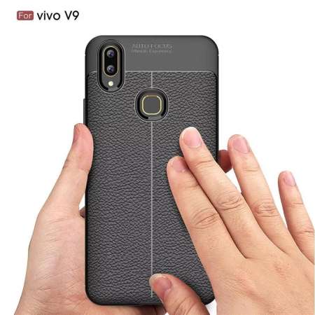 Case Vivo V9 เคสนิ่ม TPU เคสโทรศัพท์วีโว่ v9  เคสสีดํา เคสซิลิโคน สวยและบางมาก 