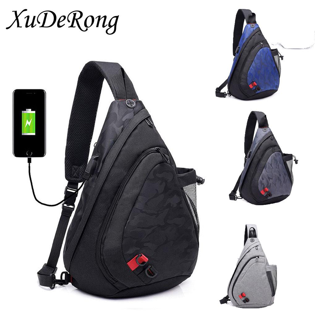 Shoulder Chest Cross Body Backpack Messenger Sling Casual Anti-Theft Bag