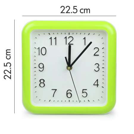 Telecorsa นาฬิกาแขวน ทรงสี่เหลี่ยม 11 นิ้ว รุ่น SquareClock-00e-Song