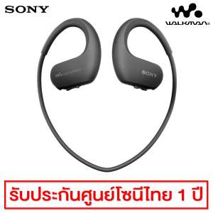Sony Walkman Headphone MP3 Player ป้องกันน้ำและกันฝุ่น รุ่น NW-WS413(BM) สี Black