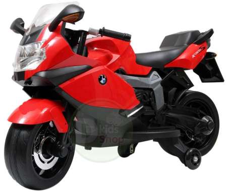 รถแบตเตอรี่เด็ก รถเด็กนั่งไฟฟ้ามอเตอร์ไซค์บิ๊กไบท์ ทรงBmw (รุ่นคันใหญ่) รุ่นมือบิด สุดเท่