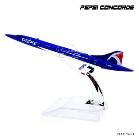 Naynaeshop โมเดลเครื่องบิน PEPSI CONCORDE (16 cm)