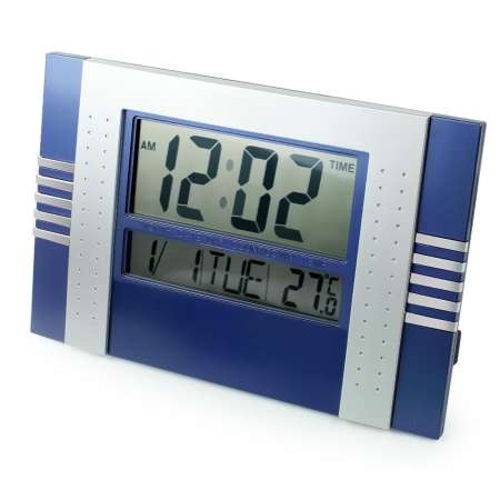 Telecorsa นาฬิกาดิจิตอล แบบ Dual-LCD 5850 ตั้งโต๊ะหรือแขวนก็ได้ รุ่น DigitalClock5850-06a-song